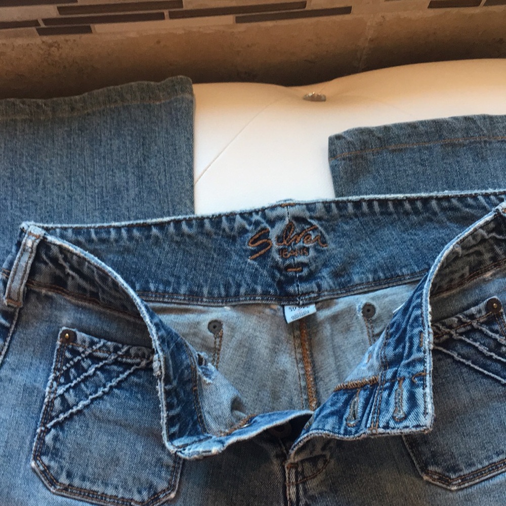 Silver jeans